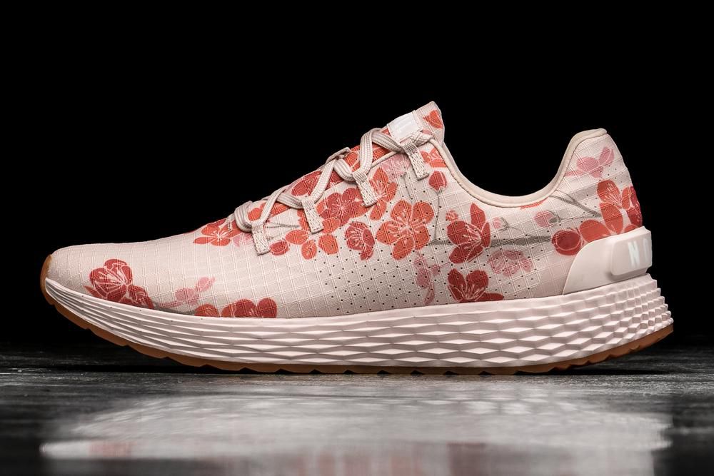 NOBULL Cherry Blossom Ripstop Koşu Ayakkabısı Bayan - Pembe - Turkiye (FUM-369152)